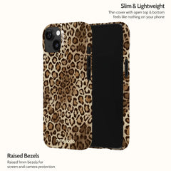 Amber Leopard - iPhone 14 Case