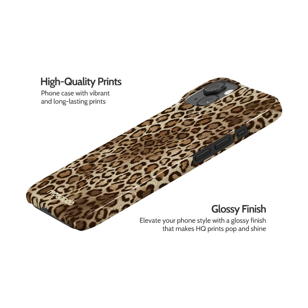 Amber Leopard - iPhone 14 Case
