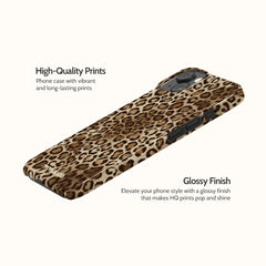 Amber Leopard - iPhone 14 Case