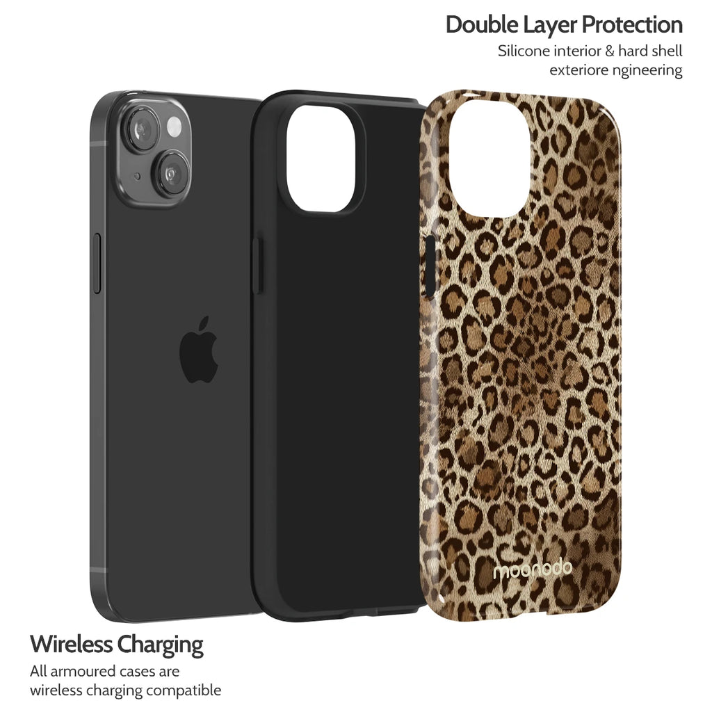 Amber Leopard - iPhone 14 Plus Case