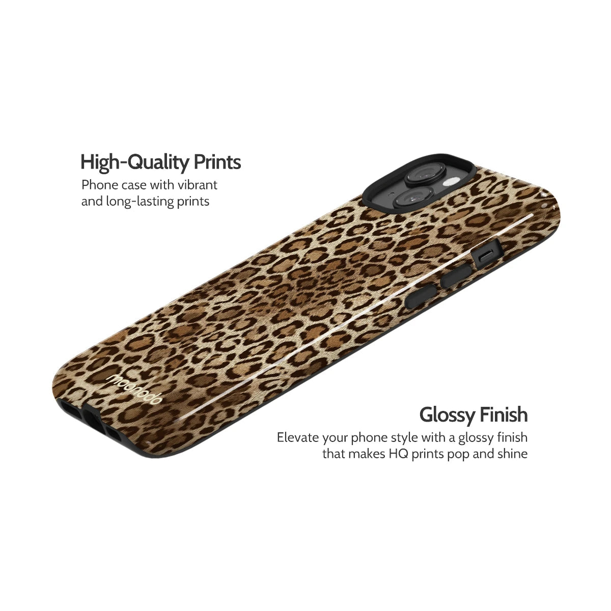 Amber Leopard - iPhone 14 Plus Case