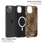Amber Leopard - iPhone 14 Plus Case