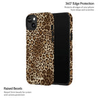 Amber Leopard - iPhone 14 Plus Case