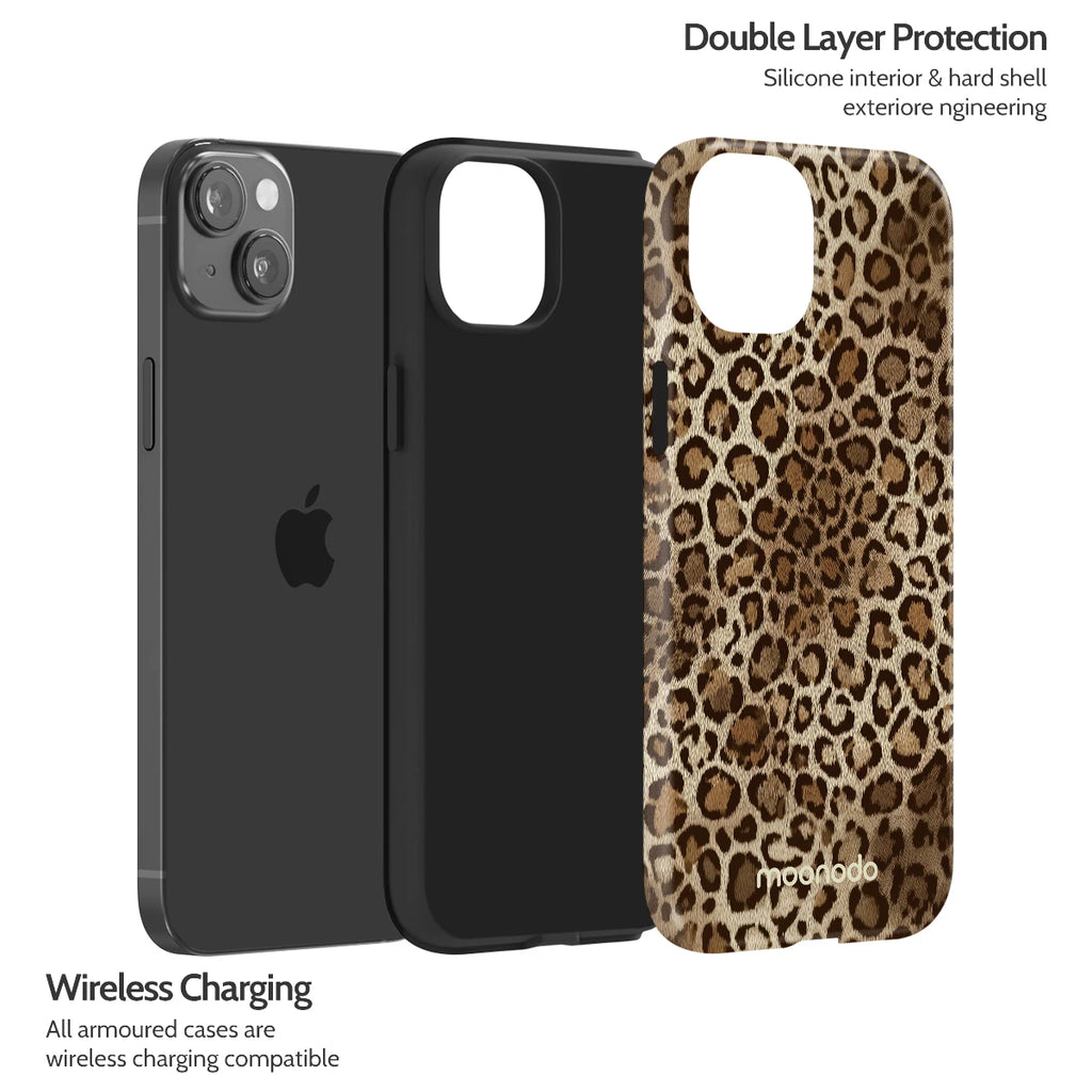 Amber Leopard - iPhone 14 Plus Case