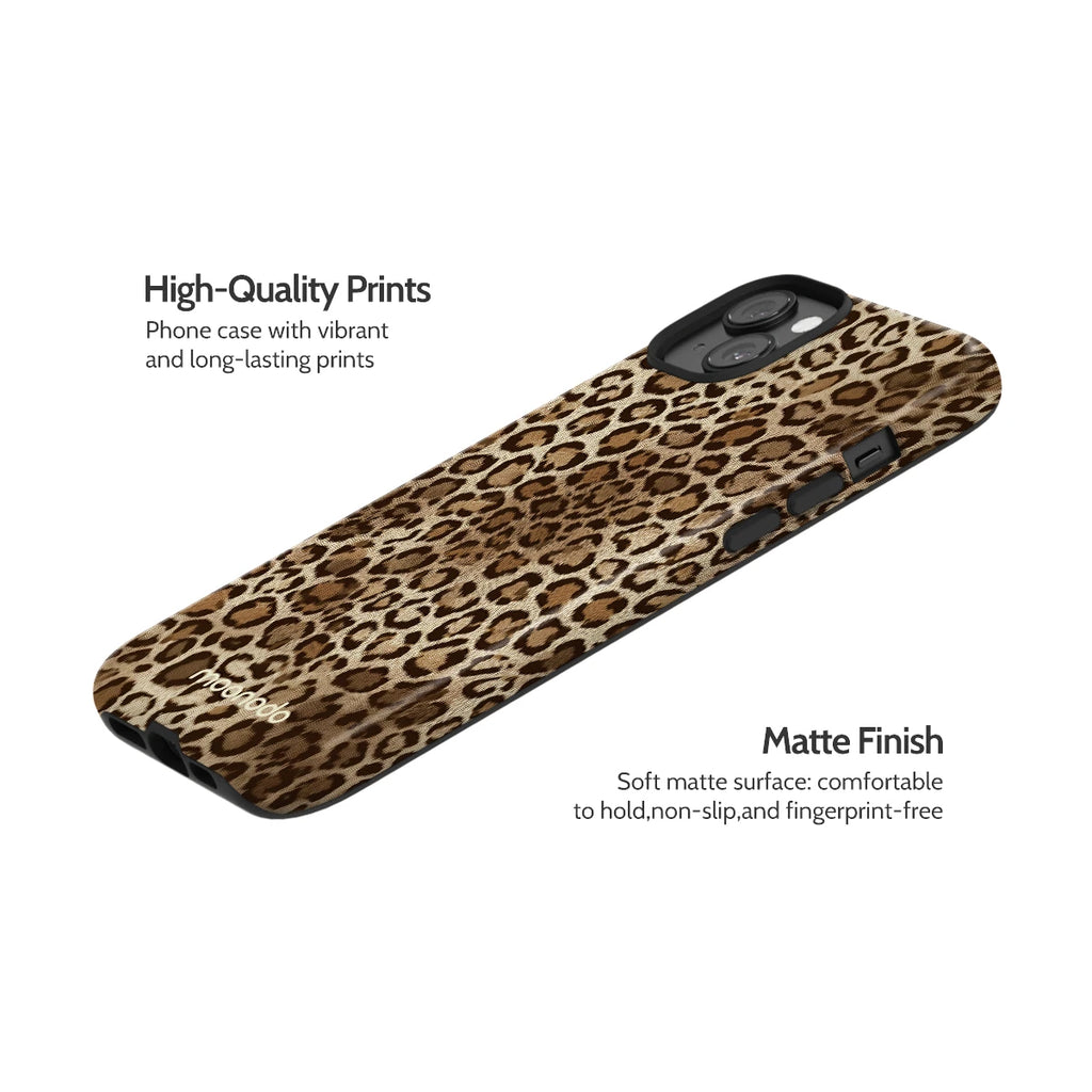 Amber Leopard - iPhone 14 Plus Case