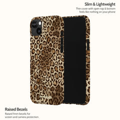 Amber Leopard - iPhone 14 Plus Case