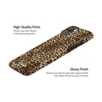 Amber Leopard - iPhone 14 Plus Case