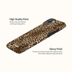 Amber Leopard - iPhone 14 Plus Case
