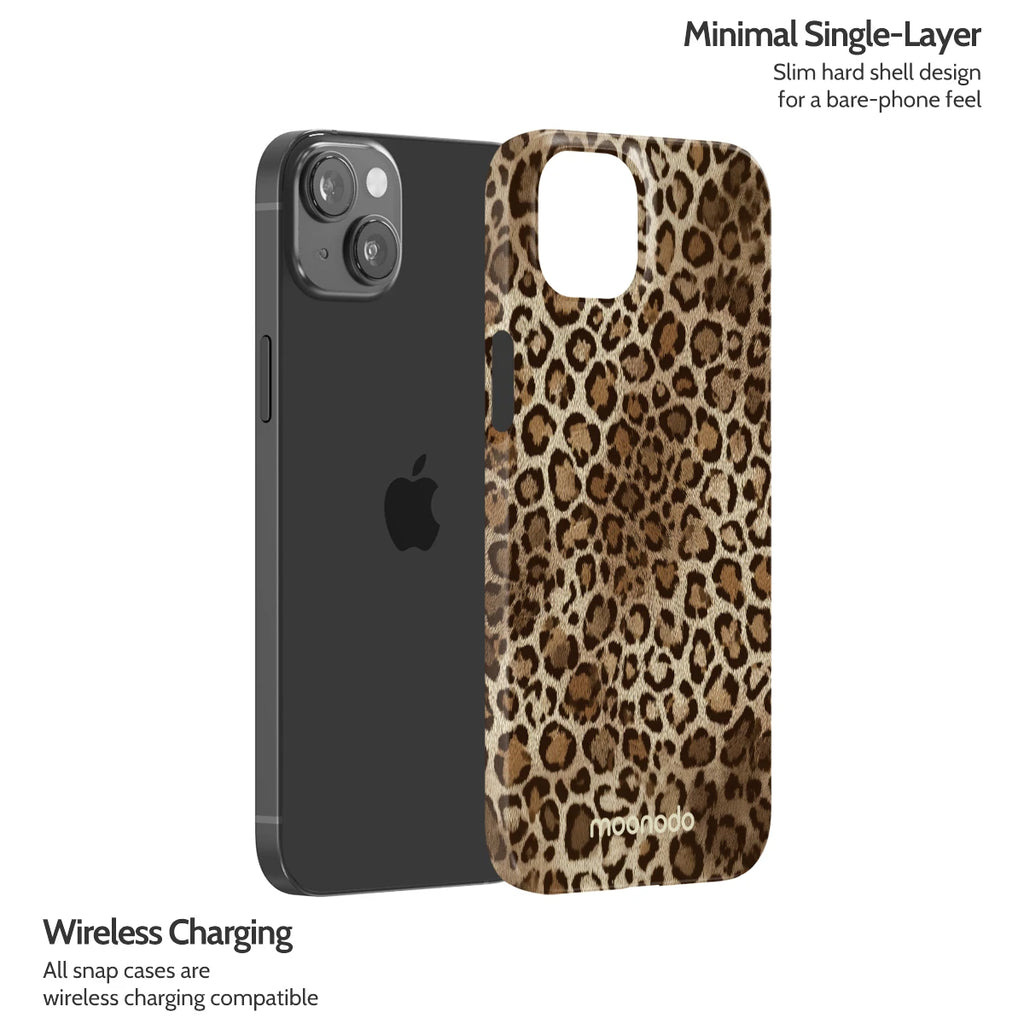 Amber Leopard - iPhone 14 Plus Case