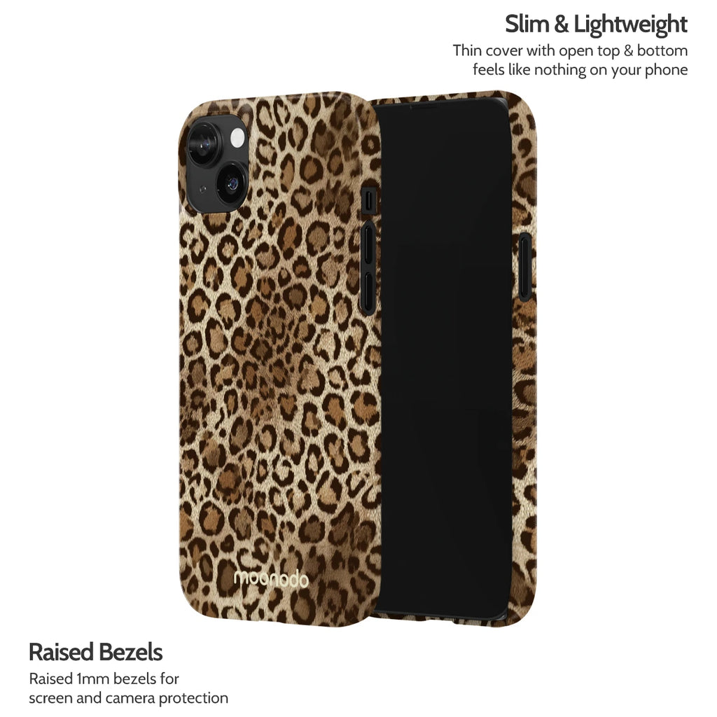 Amber Leopard - iPhone 14 Plus Case