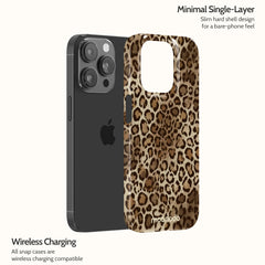 Amber Leopard - iPhone 14 Pro Case