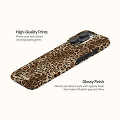 Amber Leopard - iPhone 14 Pro Case
