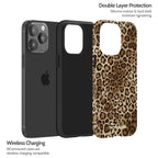 Amber Leopard - iPhone 14 Pro Max Case