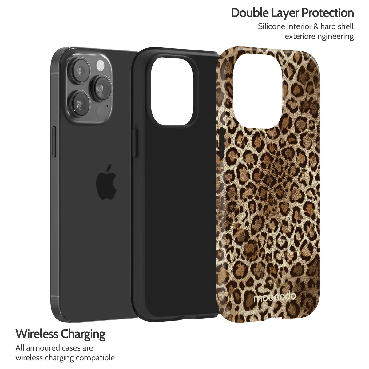 Amber Leopard - iPhone 14 Pro Max Case