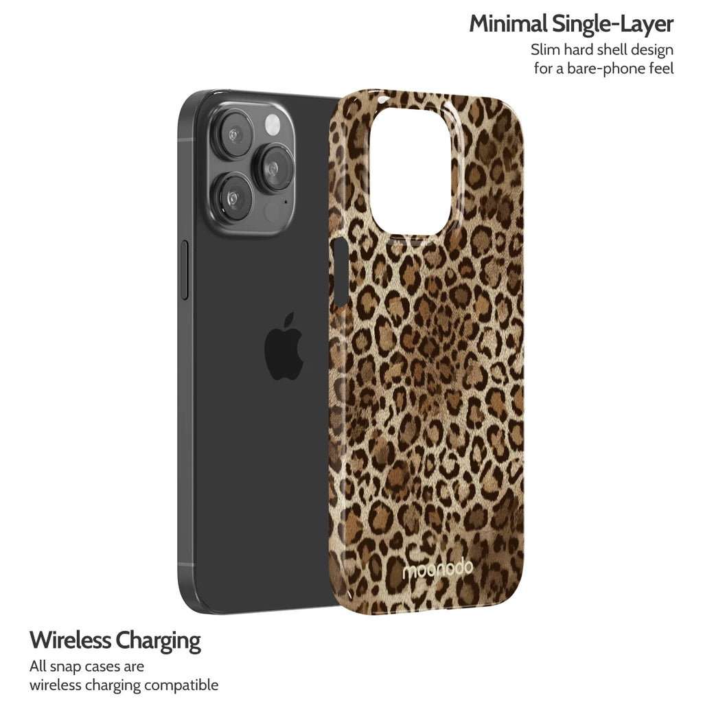 Amber Leopard - iPhone 14 Pro Max Case