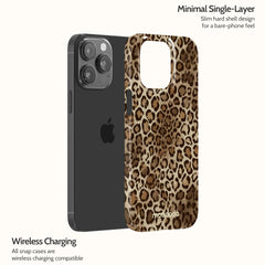 Amber Leopard - iPhone 14 Pro Max Case