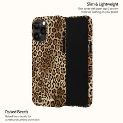 Amber Leopard - iPhone 14 Pro Max Case