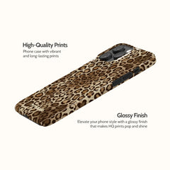 Amber Leopard - iPhone 14 Pro Max Case