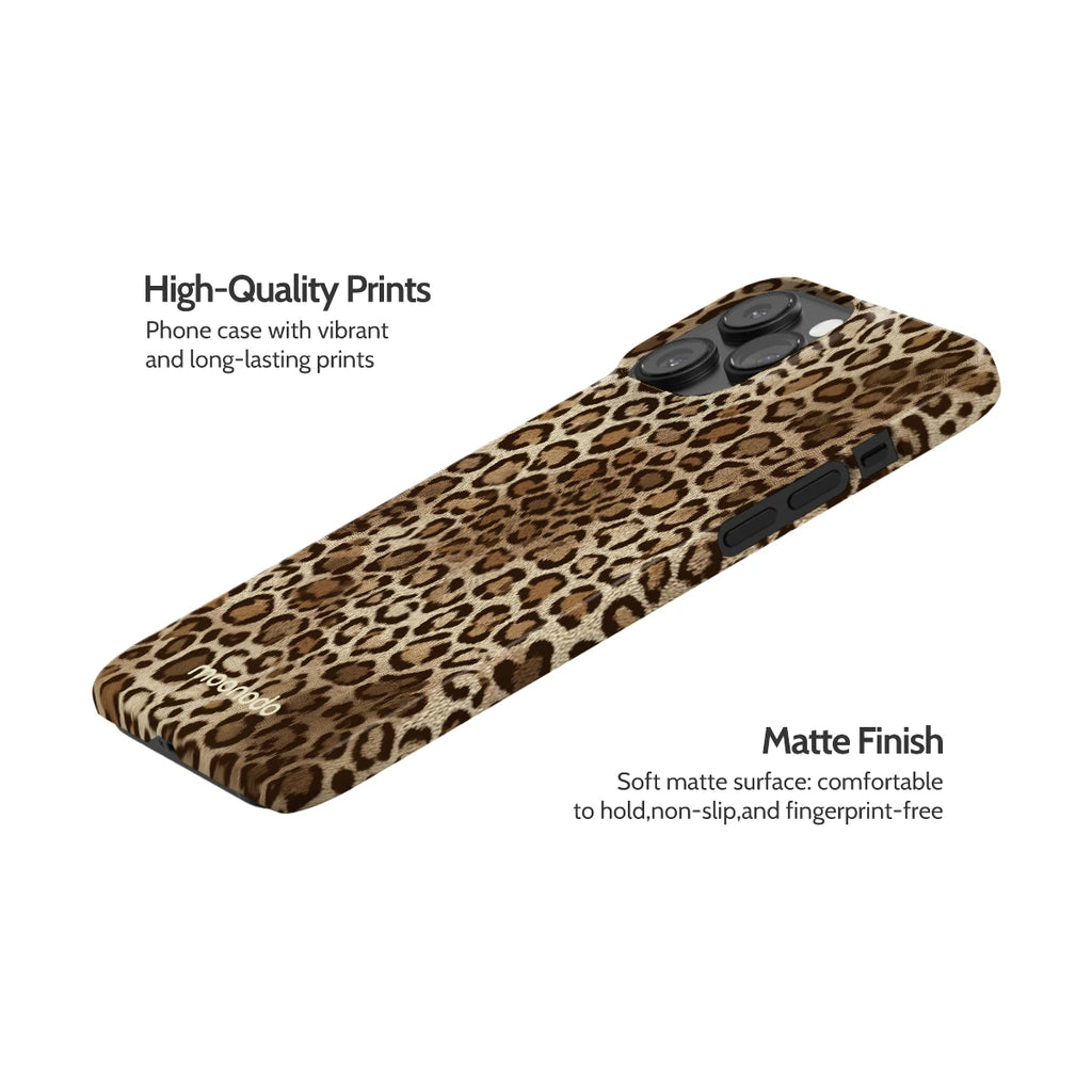 Amber Leopard - iPhone 14 Pro Max Case