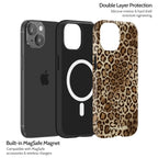 Amber Leopard - iPhone 15 Case
