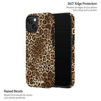 Amber Leopard - iPhone 15 Case