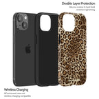 Amber Leopard - iPhone 15 Case