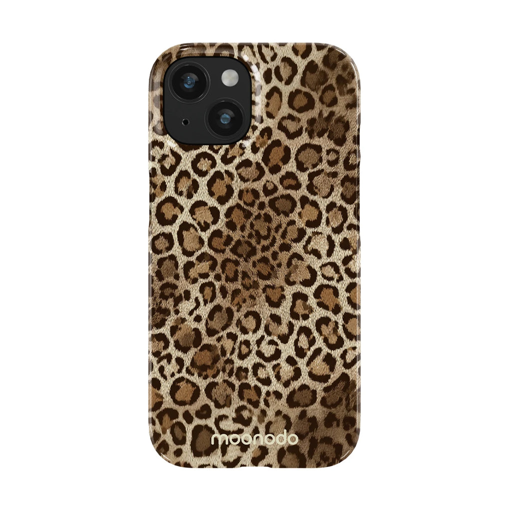 Amber Leopard - iPhone 15 Case