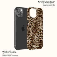 Amber Leopard - iPhone 15 Case