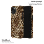 Amber Leopard - iPhone 15 Case