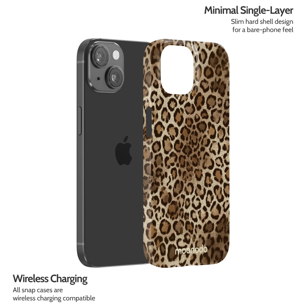 Amber Leopard - iPhone 15 Case