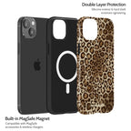 Amber Leopard - iPhone 15 Plus Case