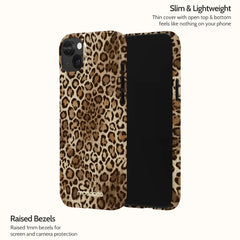 Amber Leopard - iPhone 15 Plus Case