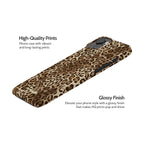 Amber Leopard - iPhone 15 Plus Case