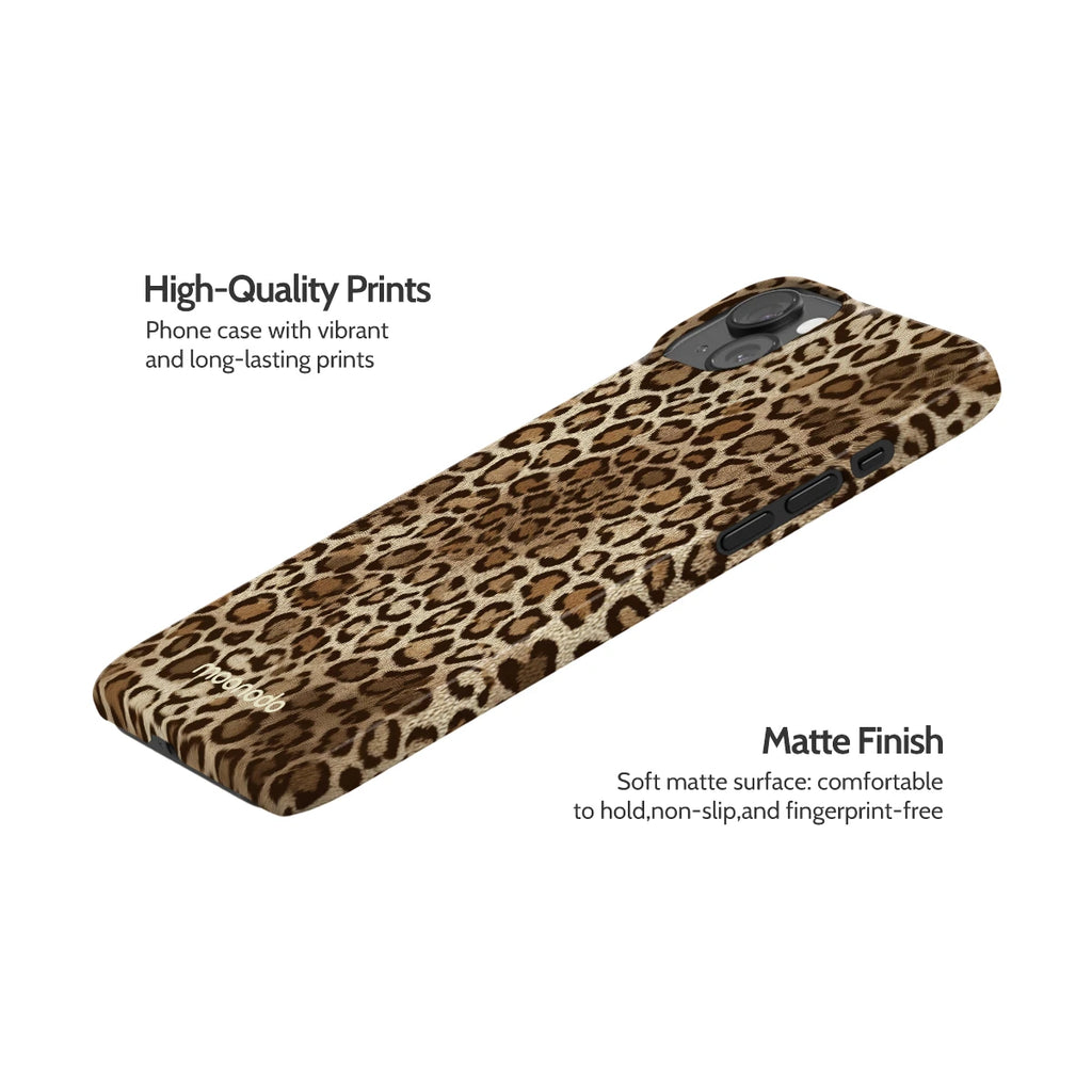 Amber Leopard - iPhone 15 Plus Case