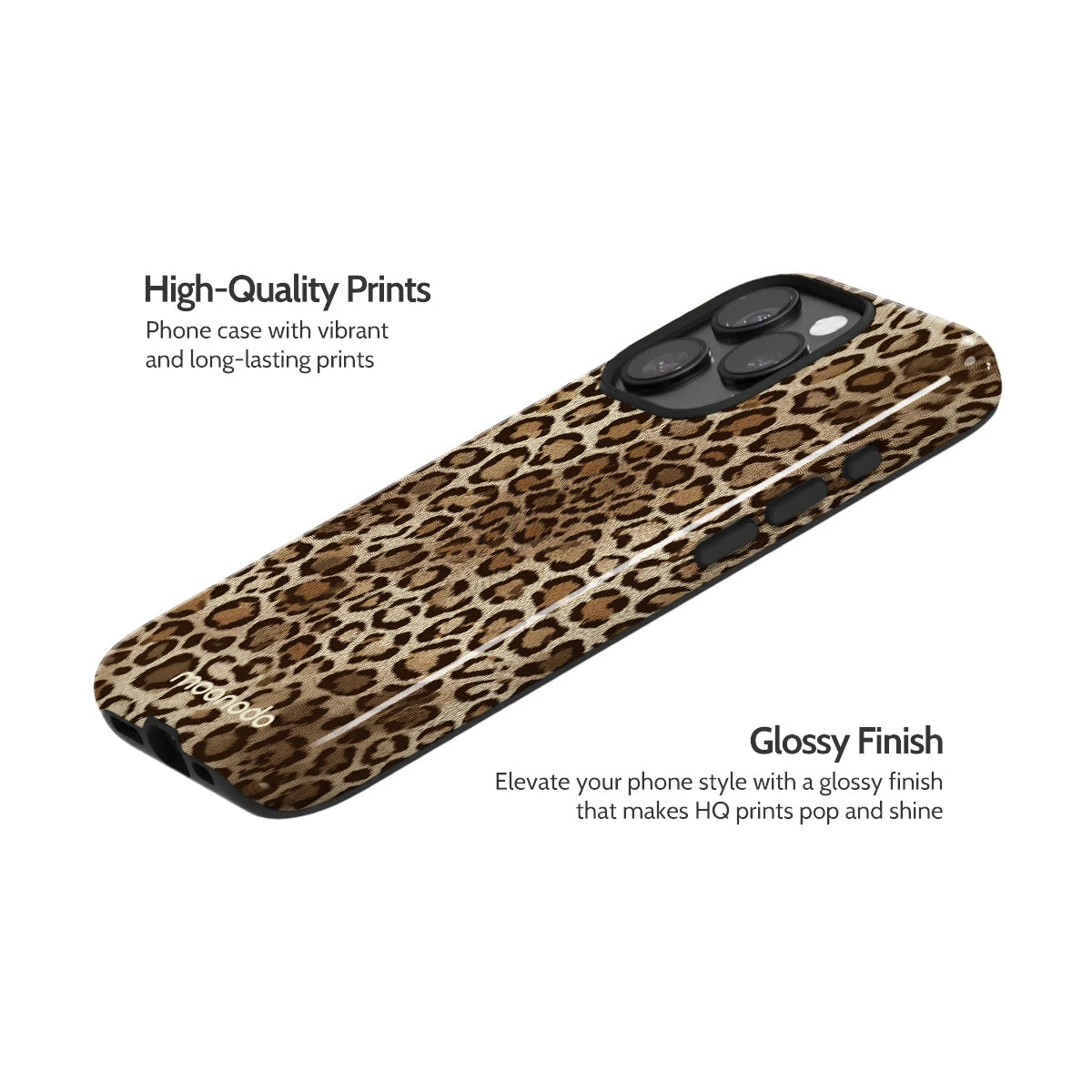 Amber Leopard - iPhone 15 Pro Case