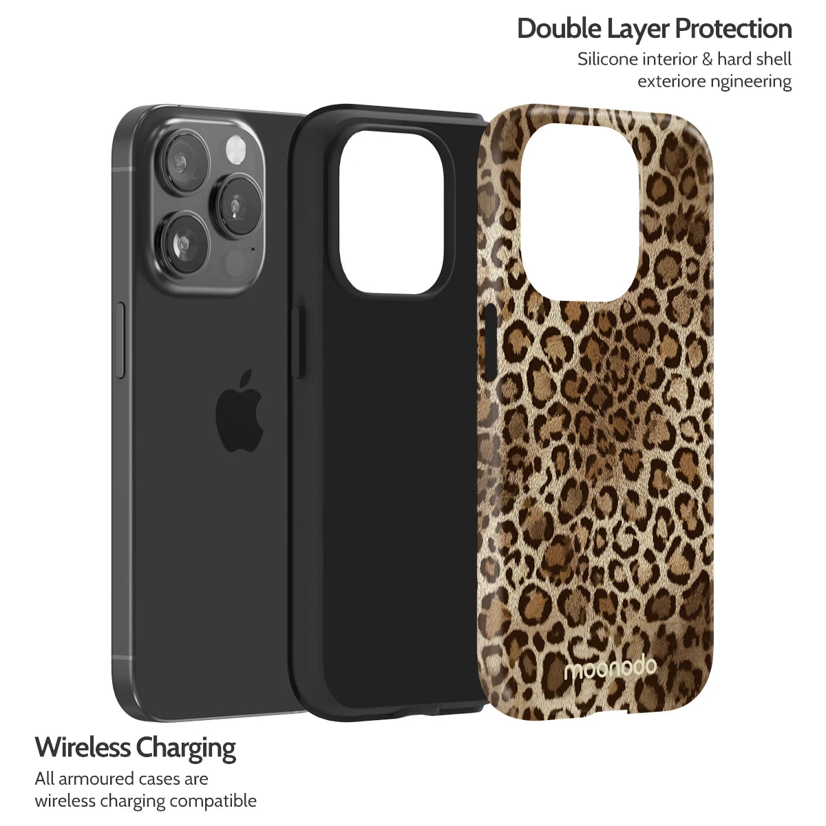 Amber Leopard - iPhone 15 Pro Case