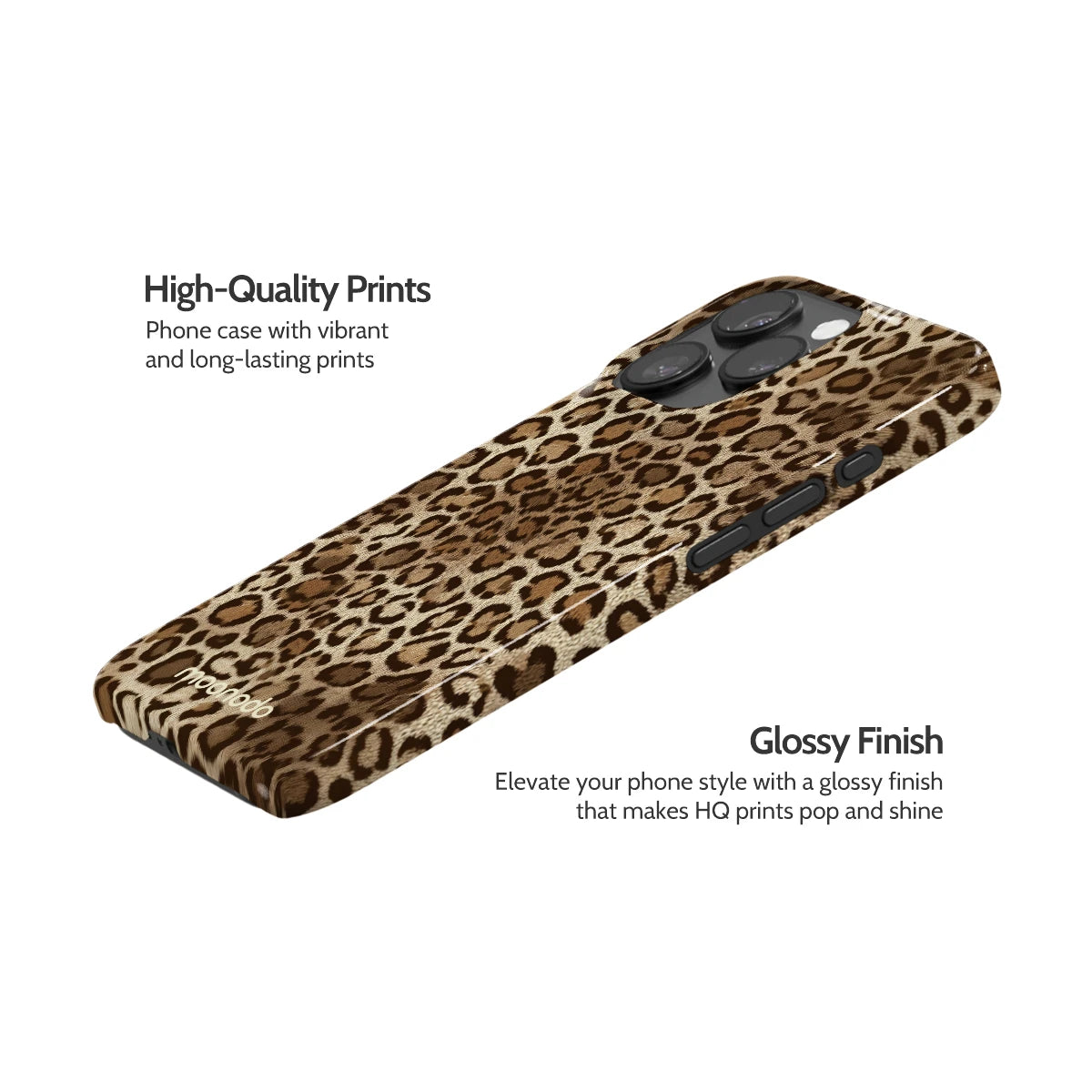 Amber Leopard - iPhone 15 Pro Case