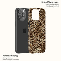 Amber Leopard - iPhone 15 Pro Max Case