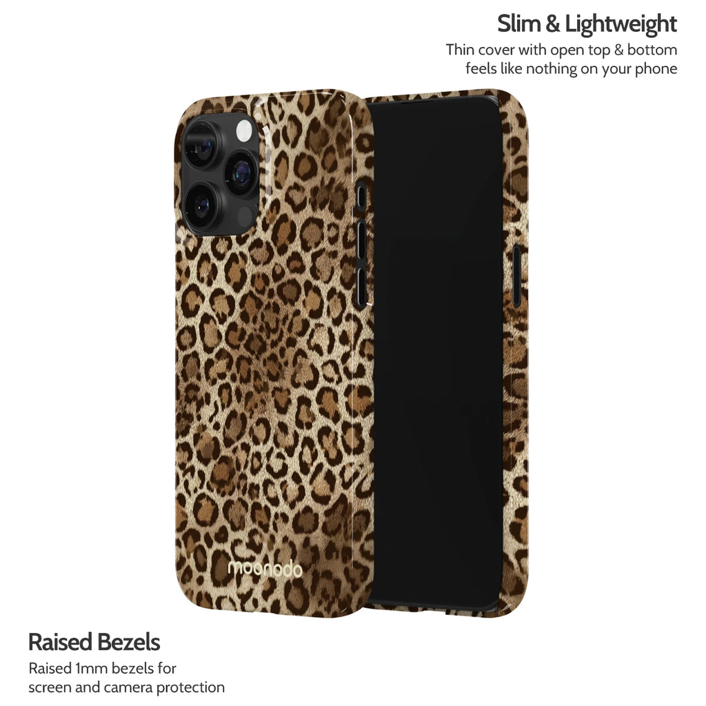 Amber Leopard - iPhone 15 Pro Max Case