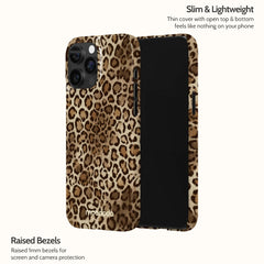 Amber Leopard - iPhone 15 Pro Max Case