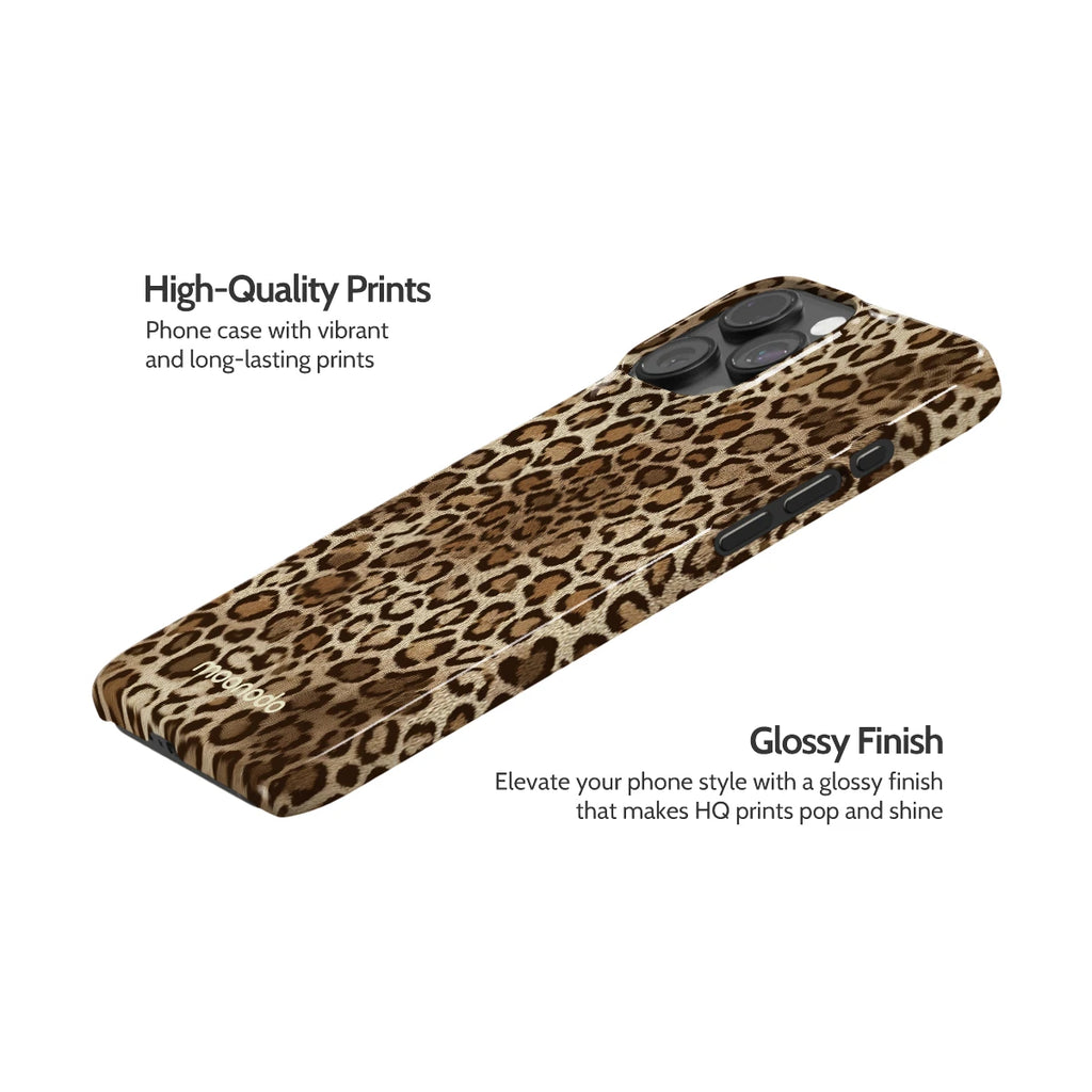 Amber Leopard - iPhone 15 Pro Max Case