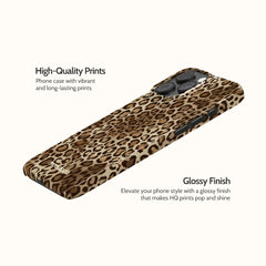 Amber Leopard - iPhone 15 Pro Max Case