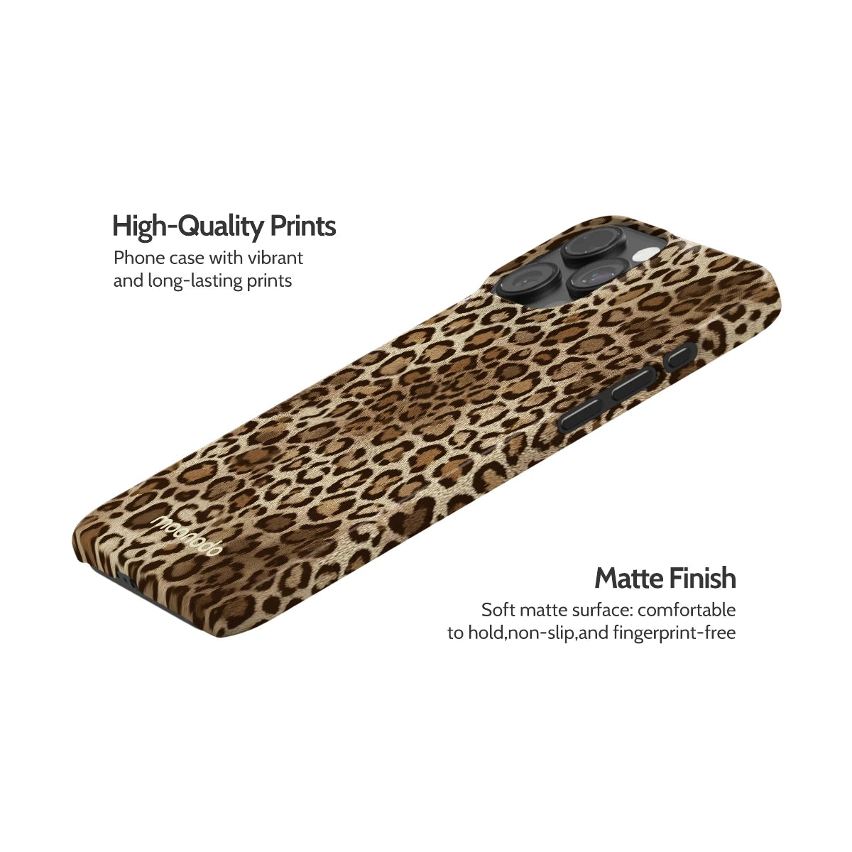Amber Leopard - iPhone 15 Pro Max Case