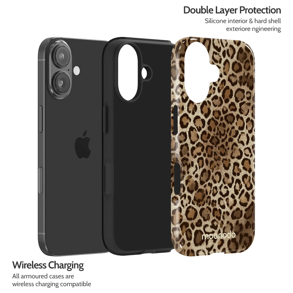 Amber Leopard - iPhone 16 Case