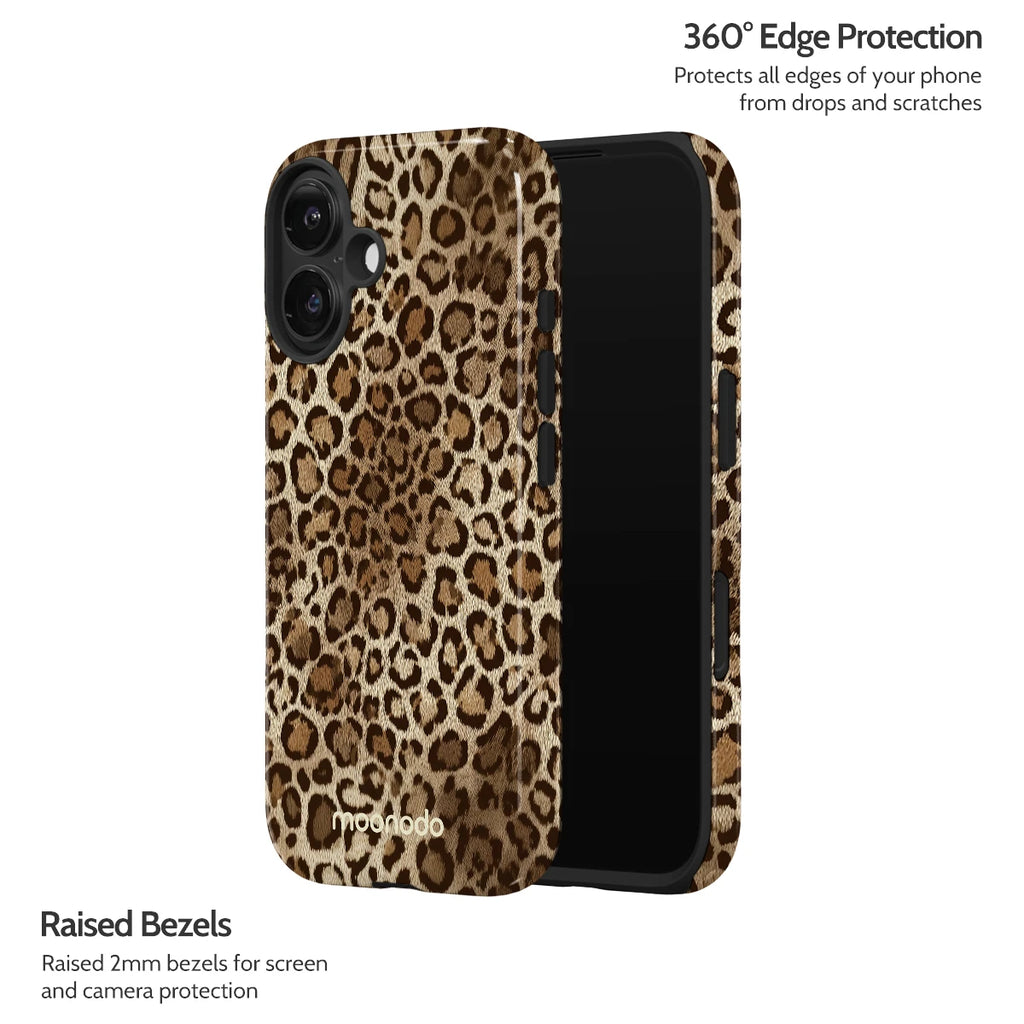 Amber Leopard - iPhone 16 Case