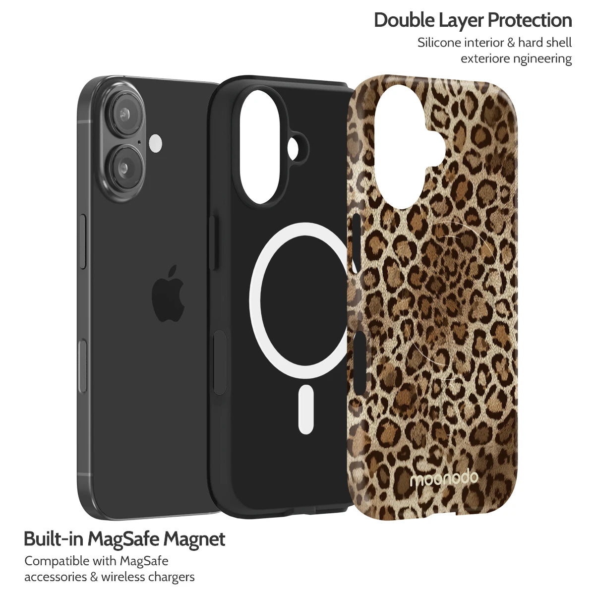 Amber Leopard - iPhone 16 Case