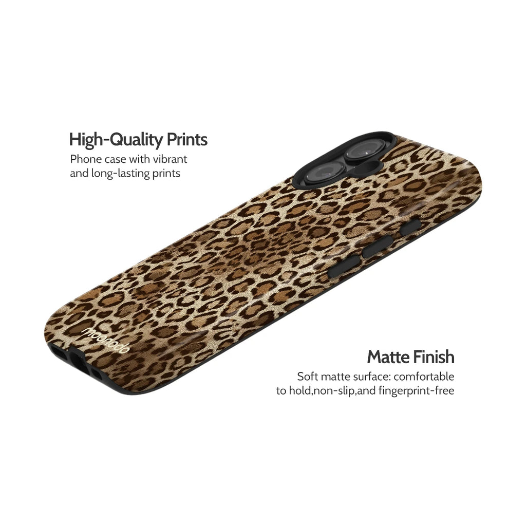 Amber Leopard - iPhone 16 Case