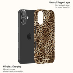 Amber Leopard - iPhone 16 Case