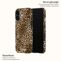 Amber Leopard - iPhone 16 Case