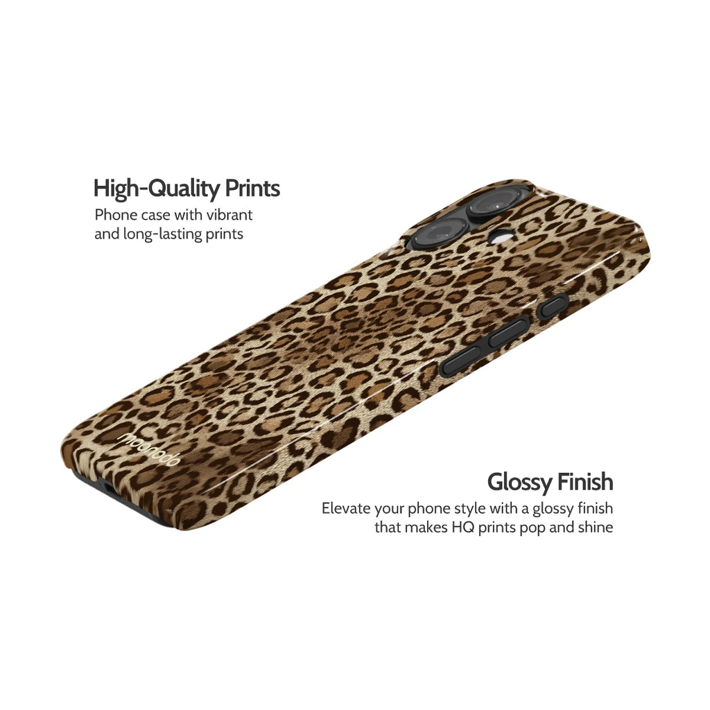 Amber Leopard - iPhone 16 Case